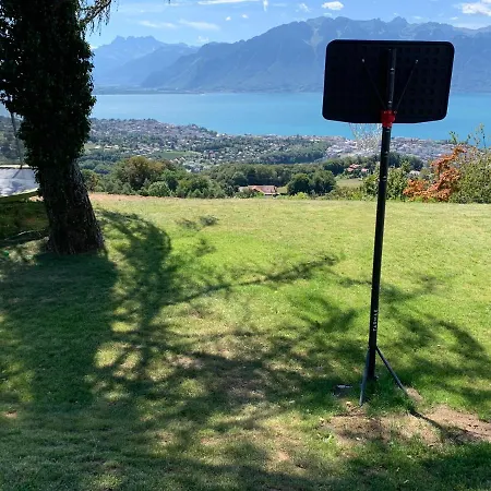 Moderne Avec Vue Panoramique A Proche De Montreux *