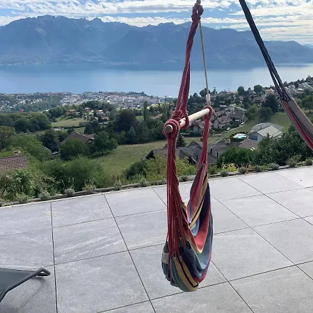 Appartement Moderne Avec Vue Panoramique A Proche De Montreux *