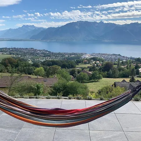 Moderne Avec Vue Panoramique A Proche De Montreux * Jongny