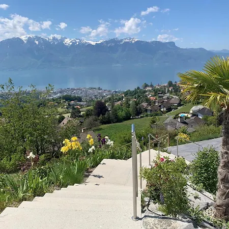 Apartment Moderne Avec Vue Panoramique A Proche De Montreux *