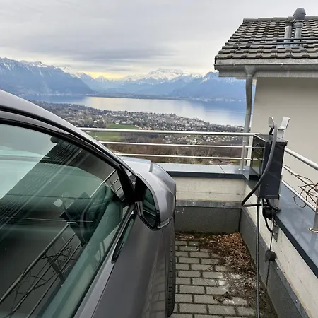 Apartment Moderne Avec Vue Panoramique A Proche De Montreux *