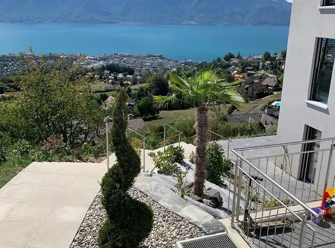Apartment Moderne Avec Vue Panoramique A Proche De Montreux