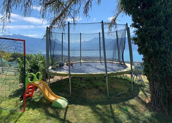 Moderne Avec Vue Panoramique A Proche De Montreux *