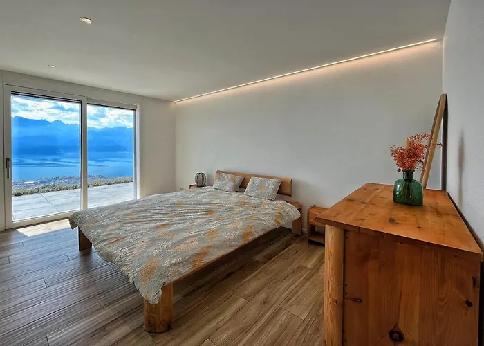 Moderne Avec Vue Panoramique A Proche De Montreux 强尼