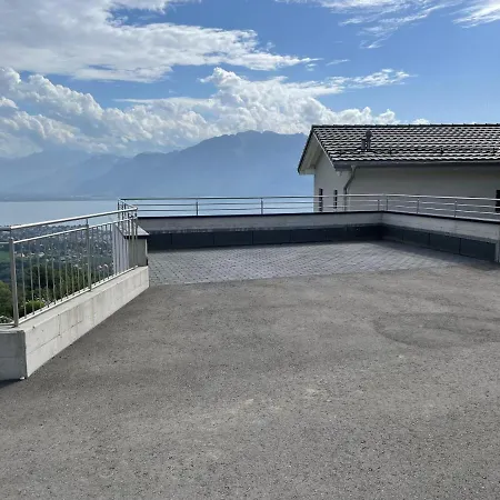 Moderne Avec Vue Panoramique A Proche De Montreux * Jongny