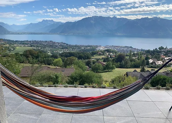 Moderne Avec Vue Panoramique A Proche De Montreux * Jongny