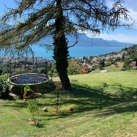 Moderne Avec Vue Panoramique A Proche De Montreux *
