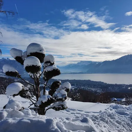 شقة Moderne Avec Vue Panoramique A Proche De Montreux *