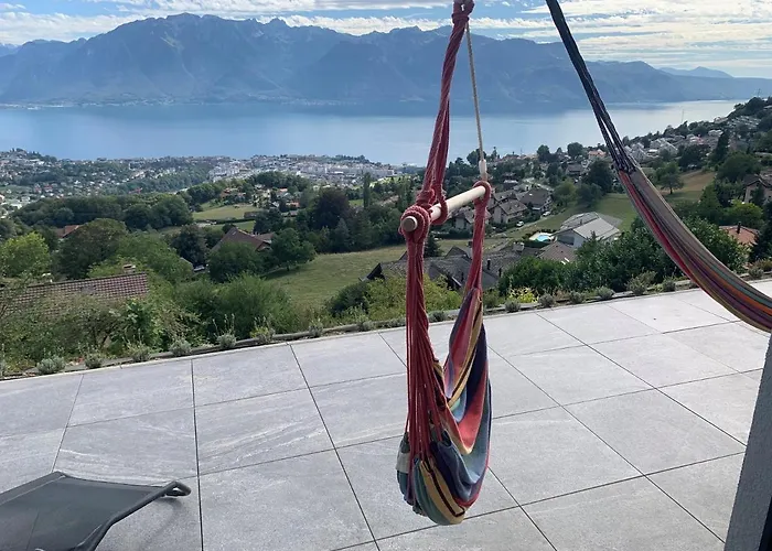 شقة Moderne Avec Vue Panoramique A Proche De Montreux *